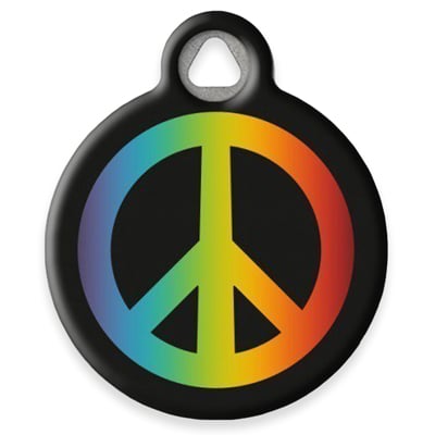 Woofstock Dog Tag Art ID Tag from LupinePet
