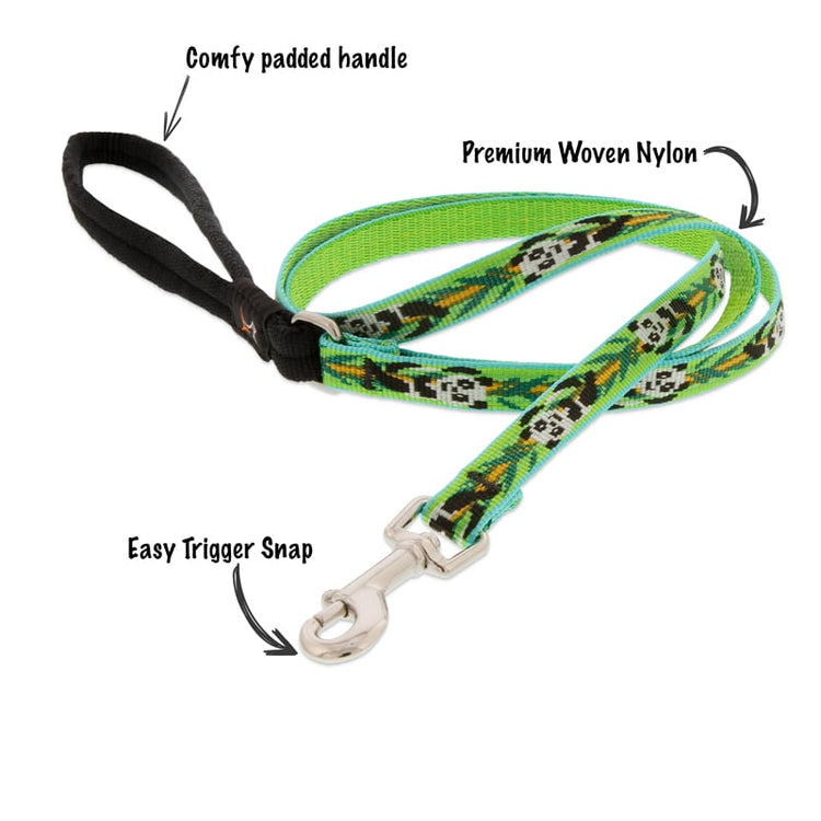 Dog leash by Lupine Pet in Original Design Panda Land