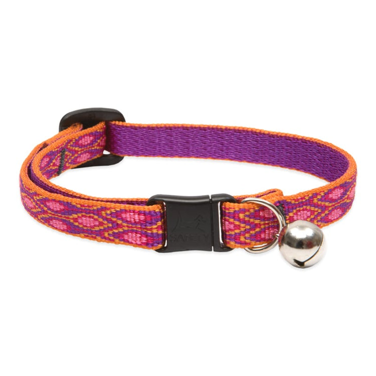Safety Cat Collar with Bell from LupinePet in 1/2in width and 8in-12in neck size ? Alpen Glow Design