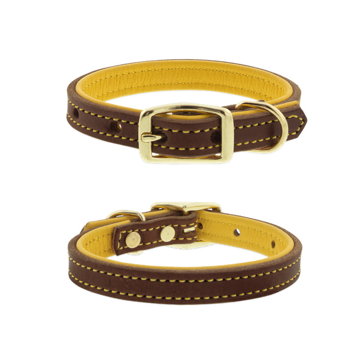 
                    
                      Leather Dog Collar in the Deer Ridge Collection by Weaver? Seen here in 5/8? wide 
                    
                  