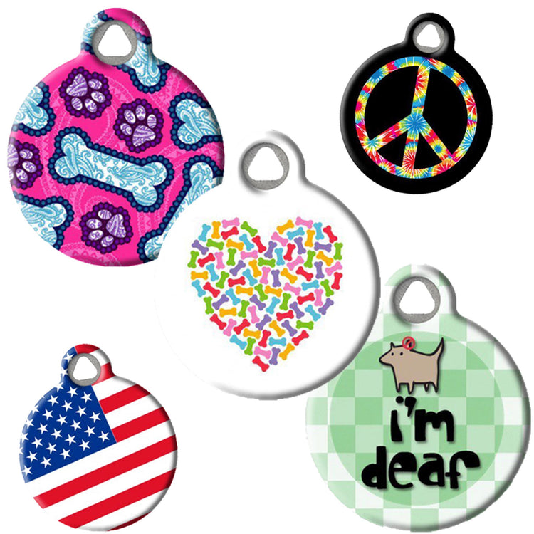 
                    
                      Pet ID Tags by Dog Tag Art in LupinePet in Popular Dog Tag Art Designs.
                    
                  