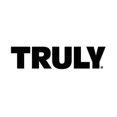 Logo for Truly® in black on a white background