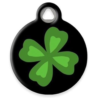Clover Pet ID Tag | LupinePet | Made by Dog Tag Art