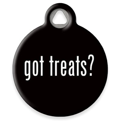 Pet ID Tag from LupinePet by Dog Tag Art - Got Treats? Design