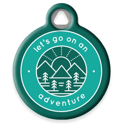 Pet ID Tag |Adventure Badge Design made by Dog Tag Art – LupinePet®