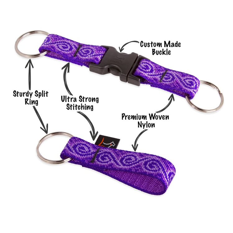Keychains in Lupine Pet Eco colors
