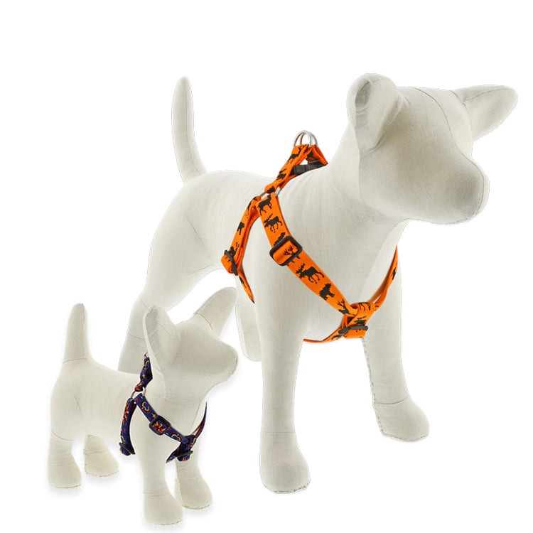 Step-in Harnesses in Micro Batch limited designs by LupinePet.
