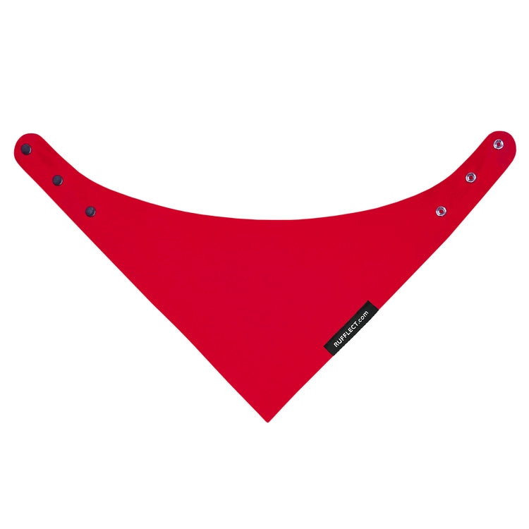 Rufflect® adjustable, snap on pet bandana