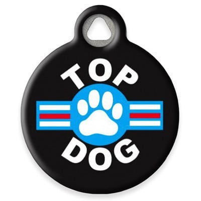 LupinePet Top Dog Pet ID Tag by Dog Tag Art