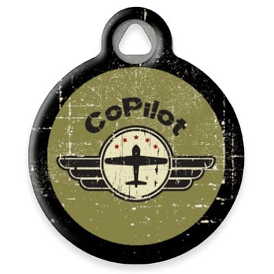 LupinePet Co-Pilot Pet ID Tag by Dog Tag Art