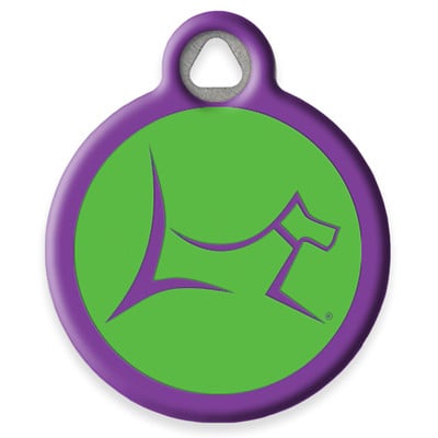 LupinePet Augusta Green Pet ID Tag by Dog Tag Art