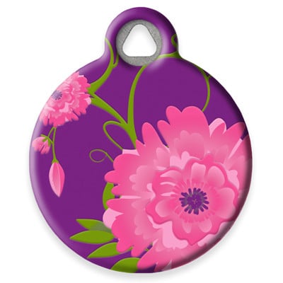 LupinePet Rose Garden Pet ID Tag by Dog Tag Art