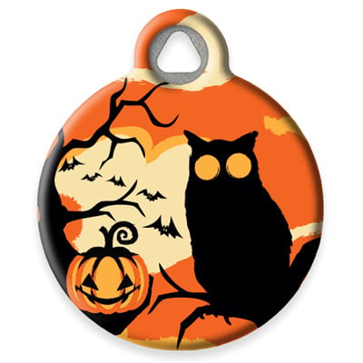 LupinePet Spooky Pet ID Tag by Dog Tag Art