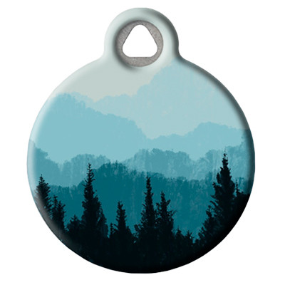 Pet ID Tag from LupinePet by Dog Tag Art in the Blue Ridge Mountains Design