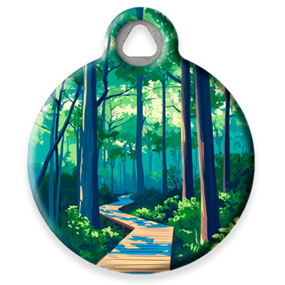 Pet ID Tag from LupinePet by Dog Tag Art in the Congaree Design