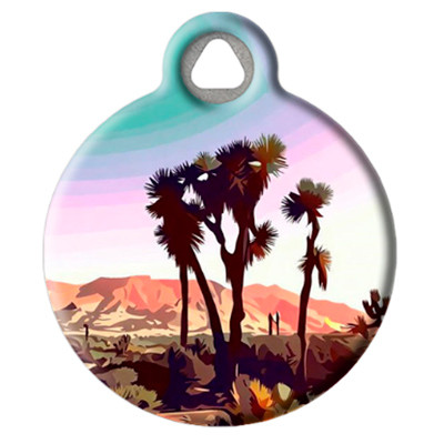 Pet ID Tag from LupinePet by Dog Tag Art in the Joshua Tree Design
