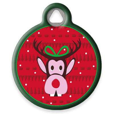 LupinePet Ugly Sweater Pet ID Tag by Dog Tag Art