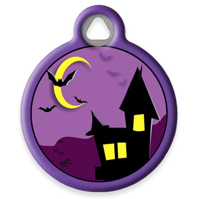 LupinePet Haunted Pet ID Tag by Dog Tag Art