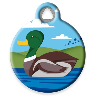 LupinePet Sitting Duck Pet ID Tag by Dog Tag Art