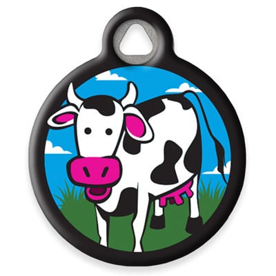 LupinePet Udderly Cows Pet ID Tag by Dog Tag Art