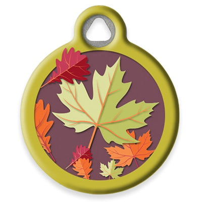 LupinePet Oak and Maple Pet ID Tag by Dog Tag Art