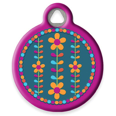 LupinePet Marigold Pet ID Tag by Dog Tag Art