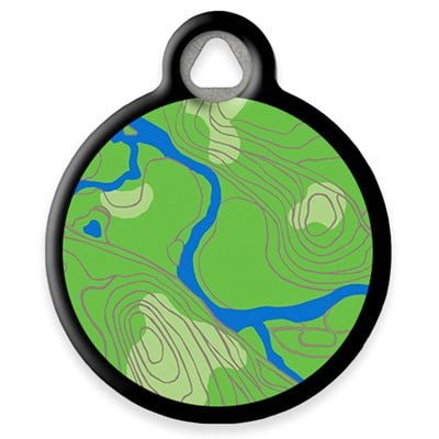 LupinePet Intervale Pet ID Tag by Dog Tag Art