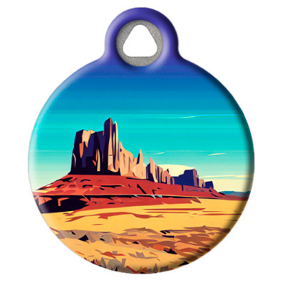 Pet ID Tag from LupinePet by Dog Tag Art in the New Mexico Design