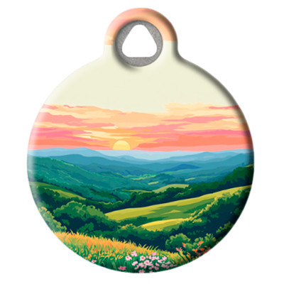 Pet ID Tag from LupinePet by Dog Tag Art in the Shenandoah National Park Design