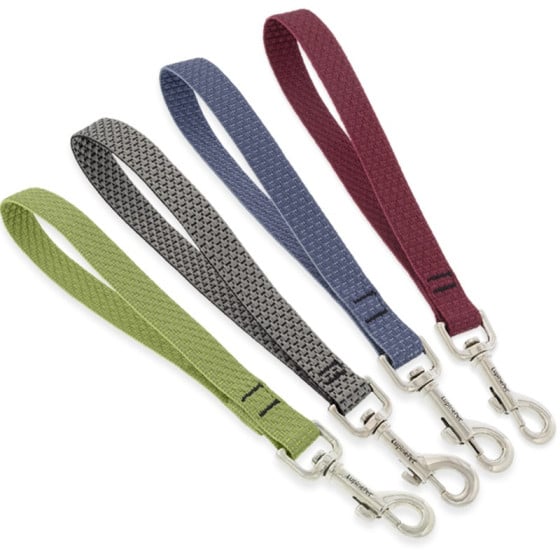 Training Tabs for dog walking & training. Available in several Eco collars by LupinePet.