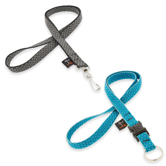Lanyards made from Recycled Materials by LupinePet in Eco Earth Tone Colors