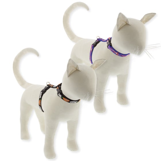 H-Style Cat Harnesses in the Holiday Designs Collection