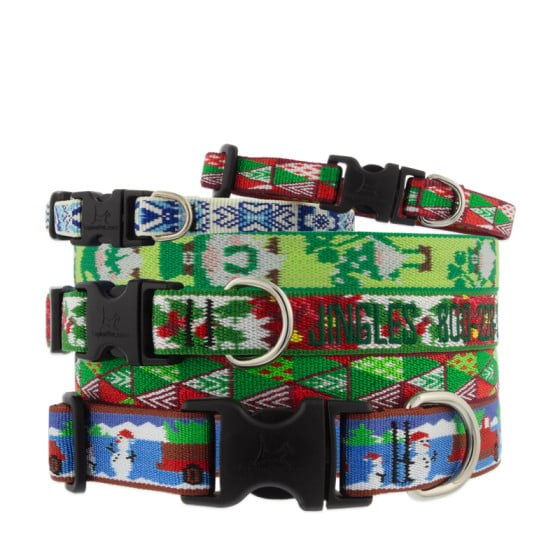 Holiday dog collars in assorted designs for our Holiday Collection from LupinePet.