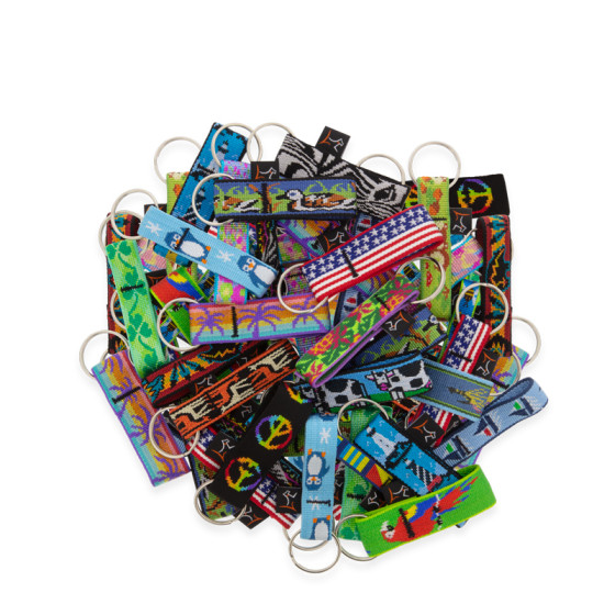 Lupine Pet Keychains in MicroBatch Limited Designs