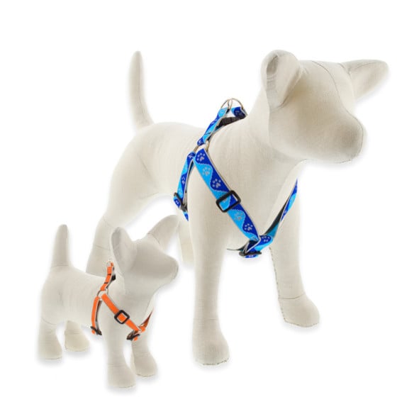 Reflective Dog Harnesses in Step In style in Lupine Pet Reflective Designs