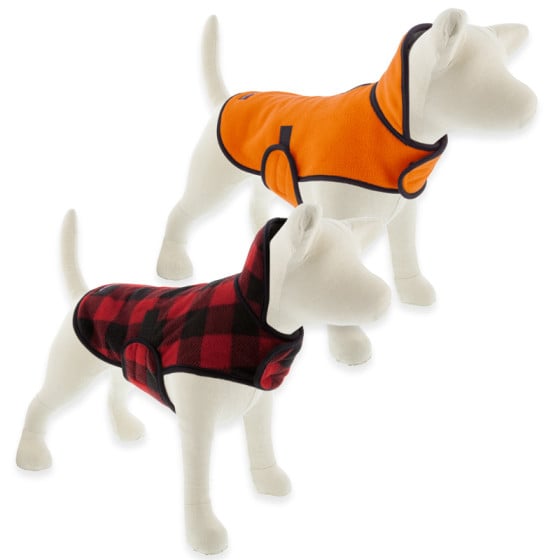 Fleece Dog Jackets made in the USA by Ragged Mountain Equipment