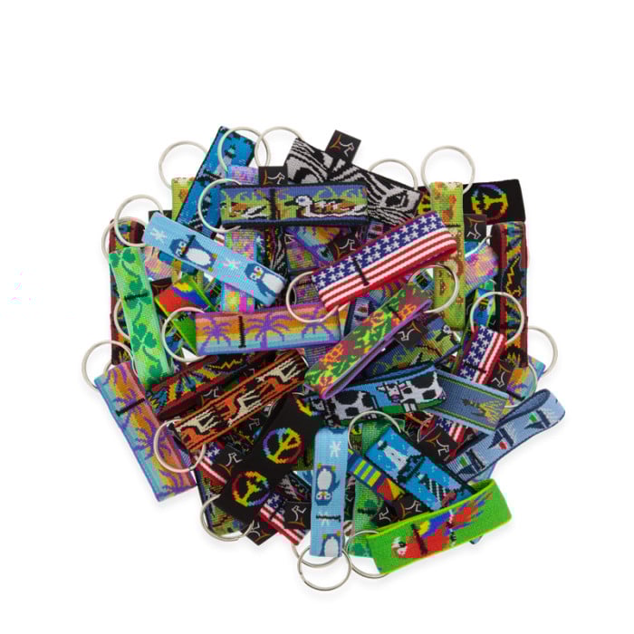 Keychains in Lupine Pet MicroBatch Limited Designs