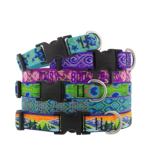 Dog Collars from LupinePet in our Original Designs with Optional Custom Embroidery