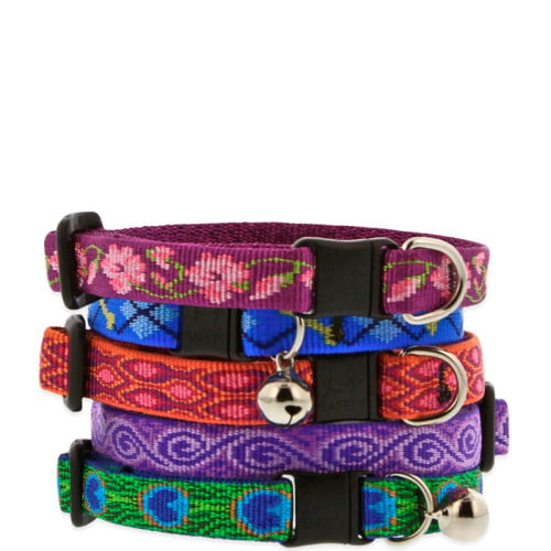 LupinePet breakaway Safety Cat Collars in assorted Original Designs. 