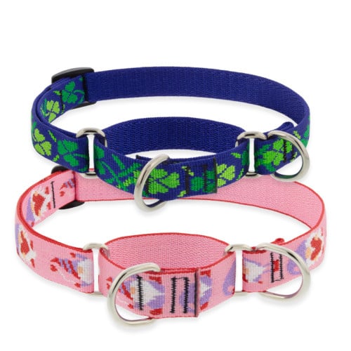 Holiday Martingale Collar from LupinePet Holiday Designs Collection. 