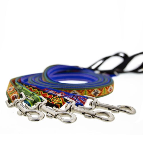 Micro Batch Dog Leash by LupinePet. Assorted designs from our Micro Batch Collection.
